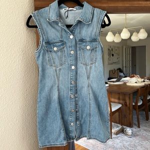 Mini denim Zara dress